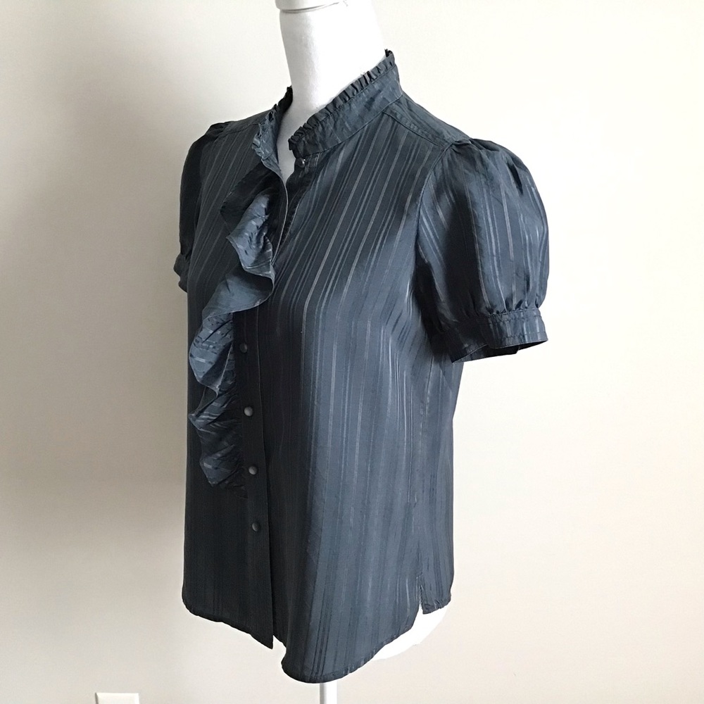 RARE Early 2000s Vintage Silk Blouse ASO Rory Gilmore and Paris in Gilmore Girls - Picture 12 of 14
